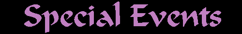 Special Events